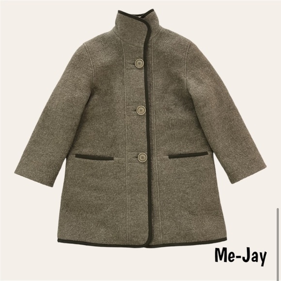 Me-Jay 100% Virgin Wool Coat Oversized Made in Canada - Picture 5 of 14